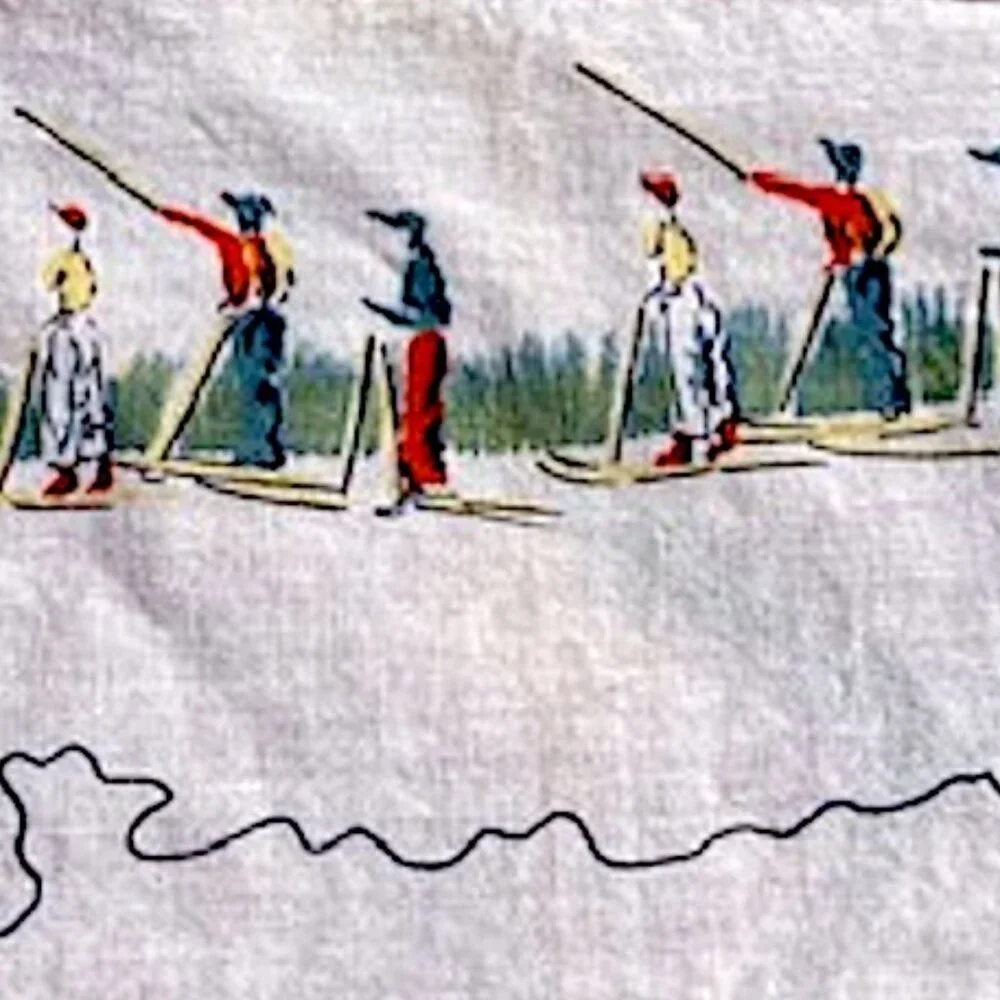 Japan Paul Smith Ski Scarf Bandana Square From Japan 19.5" x 19.5" UNISEX - Picture 4 of 6